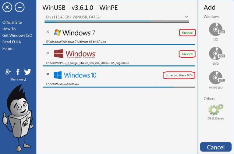 Create Windows 10 Bootable USB - Quickly and Easily! - WinUSB