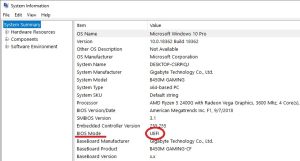 boot mode uefi