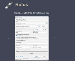rufus official website screen