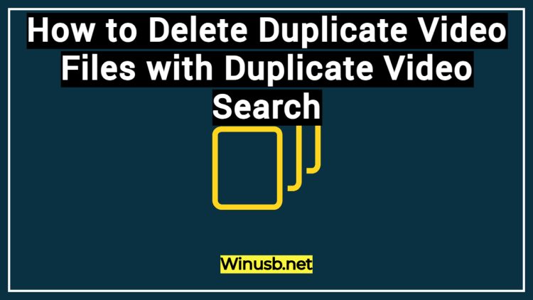 Duplicate Video Search